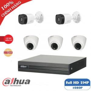 BỘ 5 CAMERA DAHUA